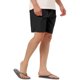 thumbnail image 5 of Pantalones Cortos de Natación con Cintura de Cordón y Forro de Malla para Hombre de INSPIRE CHIC para Vacaciones de Verano en la Playa 38 Negro, 5 of 6
