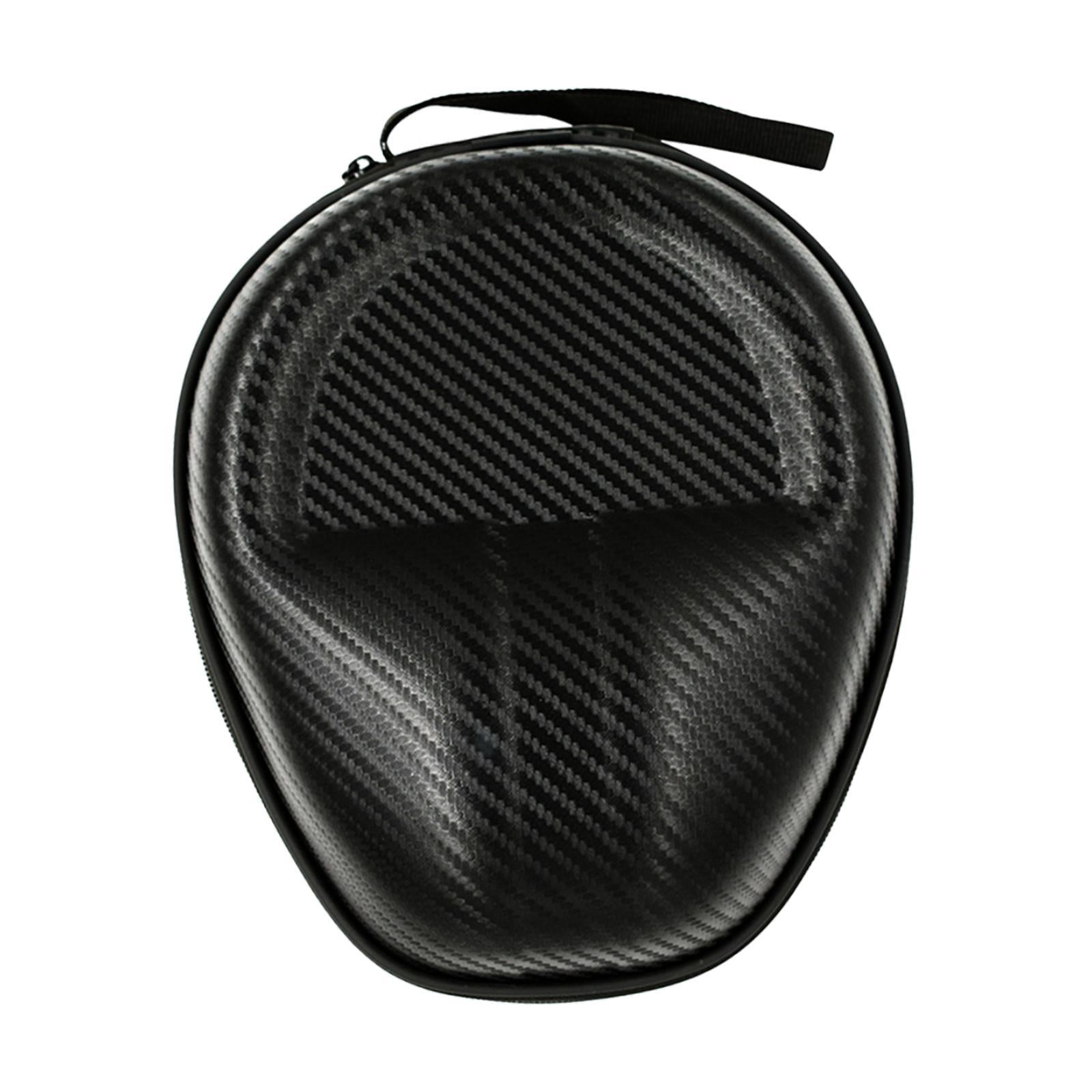 Magideal - Estuche Para Auriculares, Bolsa De Almacenamiento Para Auriculares, Funda Protectora, Bolsa Para Accesorios, Fácil De Llevar, Portátil, Carcasa Rígida Negro