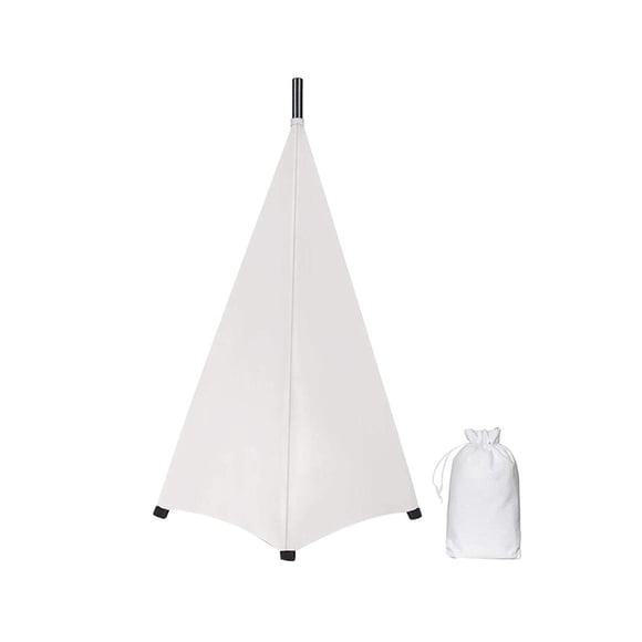 DJ Light Speaker Stand Cover Iluminación Trípode Stand Scrim Para Eventos Bodas Blanco 3 Lados