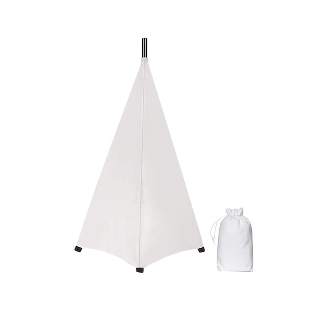 DJ Light Speaker Stand Cover Iluminación Trípode Stand Scrim Para Eventos Bodas Blanco 3 Lados