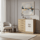 thumbnail image 1 of Cómoda 5 Cajones 2 Puertas Roble Beige, 1 of 4