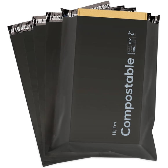 Bolsas de envío KTOB biodegradables de 10 x 13 pulgadas, 50 unidades