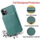 thumbnail image 1 of Leather Magnetic Wallet Case for iPhone 12/12 Pro - Shockproof, Credit Card Holder, Screen Protector & Kickstand Included!, 1 of 3