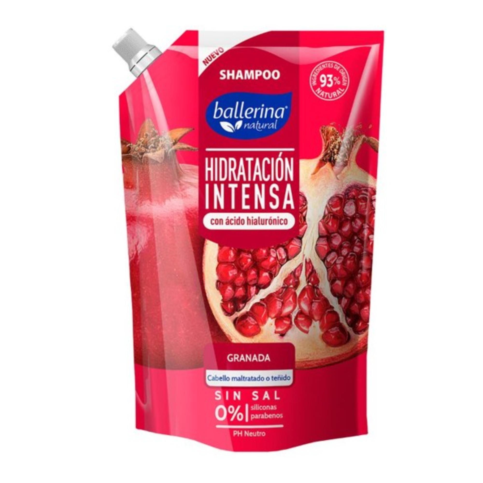 Shampoo Sin Sal Granada Doypack 750 ml Ballerina