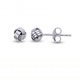 thumbnail image 1 of Aretes DECADENCE de Plata 925, Pasador de 5 mm con Nudo de Amor, 1 of 7