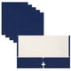 thumbnail image 1 of Portfolio Folders Better Office Products, paquete de 50 unidades, color azul, 1 of 7