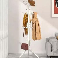 Leon Import - Colgador Perchero Tripo Metal Ropa Sombrero 175X45