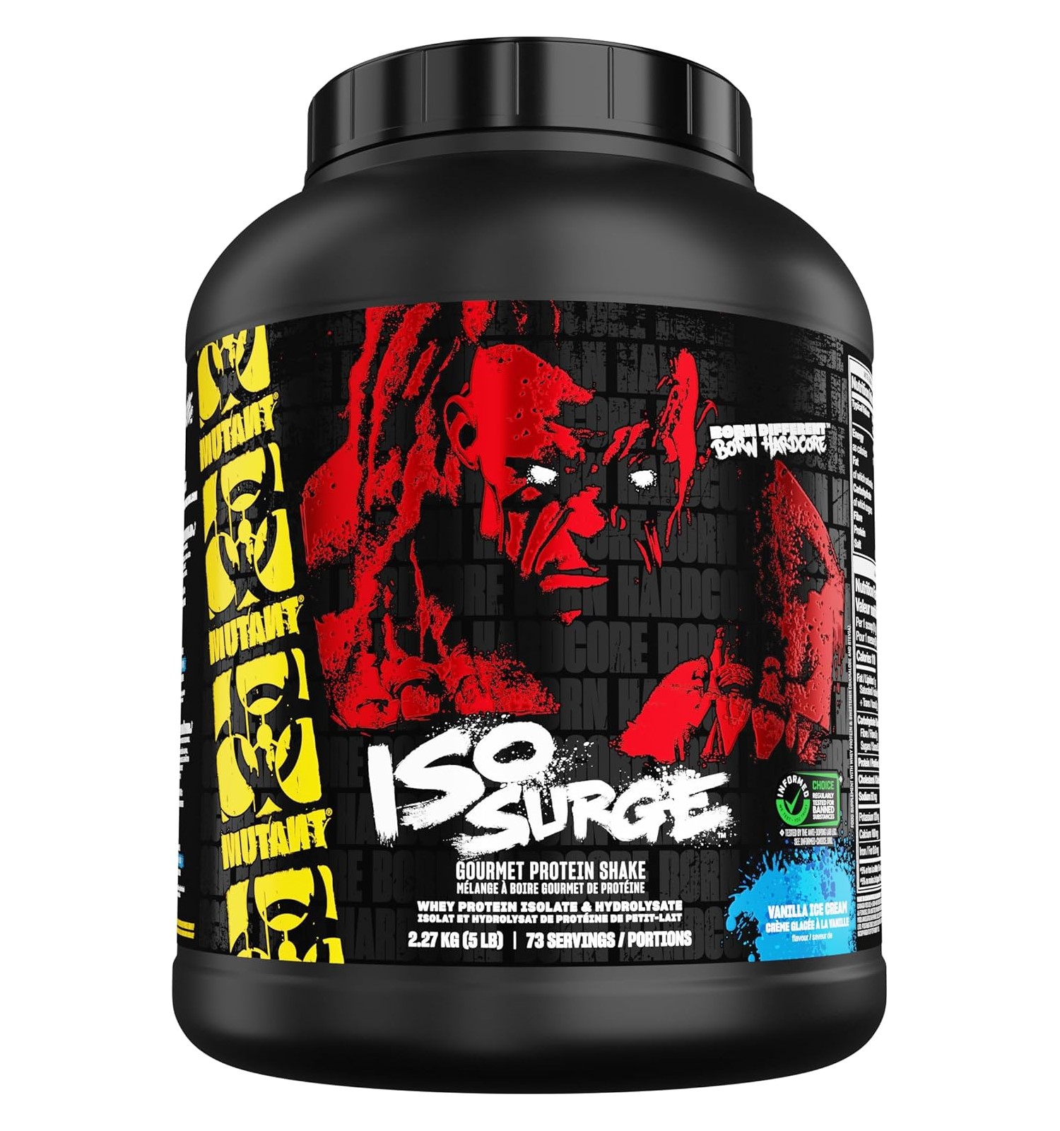Mutant Iso Surge Whey Protein Isolate 5 Lb Vanilla Ice Cream