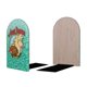 thumbnail image 2 of Los Castores Cascarrabias Sujetalibros decorativos temáticos, tope para estantería con base antideslizante, uso dual para hogar y oficina - 2 piezas, 2 of 6