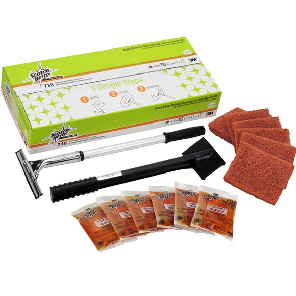 Sistema de limpieza de planchas 3M Scotch-Brite Quick Clean Heavy Duty