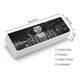 thumbnail image 2 of Hozier Estuche Rígido para Gafas de Cuero PU Protector con Forro de Felpa Premium Suave para Hombres y Mujeres, 2 of 6