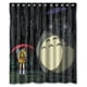 thumbnail image 1 of Cortina de ducha con diseño de Totoro Raining, con ganchos, 152 x 183 cm, 1 of 3