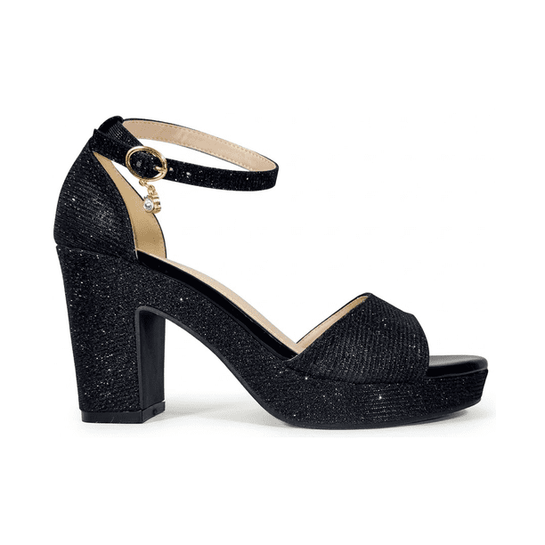 SANDALIAS DE FIESTA AGUXI NEGRO MUJER | 20-60 - Talla 41
