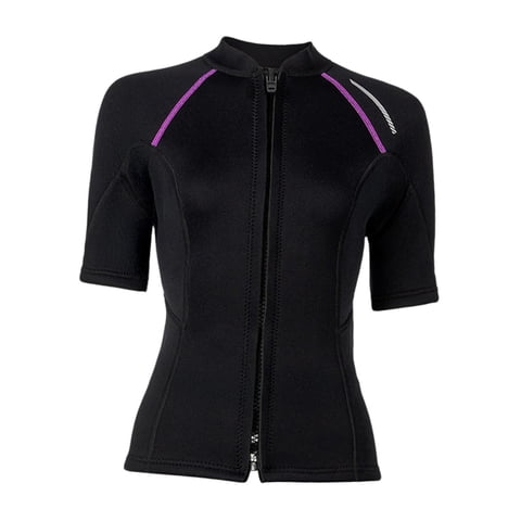 Ioensy - Traje De Neopreno Para Mujer, Chaqueta Térmica, Traje De Baño Para Deportes Acuáticos, Buceo, Natación, Xl