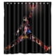 thumbnail image 1 of Cortina de ducha con ganchos "I Love Basketball" (167 x 183 cm), 1 of 3
