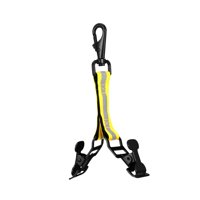 Ioensy - Correa De Guante De Bombero Equipo De Participación Correa De Guante De Trabajo De Nailon Portátil Duradero Doble Clip