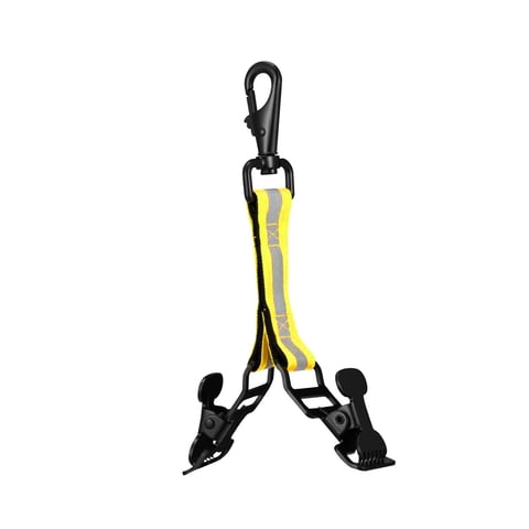 Ioensy - Correa De Guante De Bombero Equipo De Participación Correa De Guante De Trabajo De Nailon Portátil Duradero Doble Clip