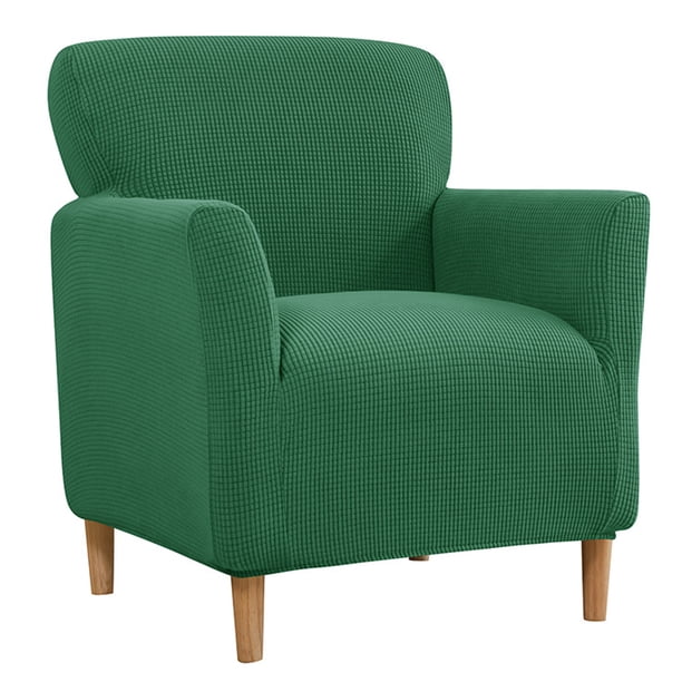Funda para sillón de una pieza con acento de jacquard, fundas para sillas con brazos, suaves e impermeables, protector para muebles de sala de estar.