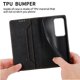 thumbnail image 4 of Funda tipo cartera con bloqueo RFID para Xiaomi Redmi 15 5G Con tapa abatible, portatarjetas, cierre magnético, TPU y soporte Negro, 4 of 6