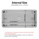 thumbnail image 3 of Caja de conexiones LeMotech impermeable IP67 16 x 8 x 6 cm, 3 of 8