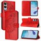 thumbnail image 5 of Funda Cartera Mariposa Para Samsung Galaxy S25 Edge Con Soporte Y Ranuras Para Tarjetas Rojo, 5 of 5