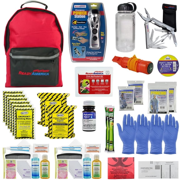 Kit de emergencia Ready America Deluxe 72 horas para 2 personas