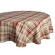 thumbnail image 1 of Mantel DII Give Thanks Plaid Fall 70, redondo, 100% algodón, 1 of 6