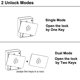 thumbnail image 5 of Cerradura electrónica RFID para gabinete WOOCH, USB, DIY, 5 of 8