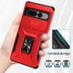 thumbnail image 3 of Funda Armada para Google Pixel 7 Pro con Tapa Deslizante y Soporte Magnético Giratorio Rojo, 3 of 5