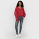thumbnail image 4 of Sweater Mujer Cuello V Color Rojo Corona, 4 of 5
