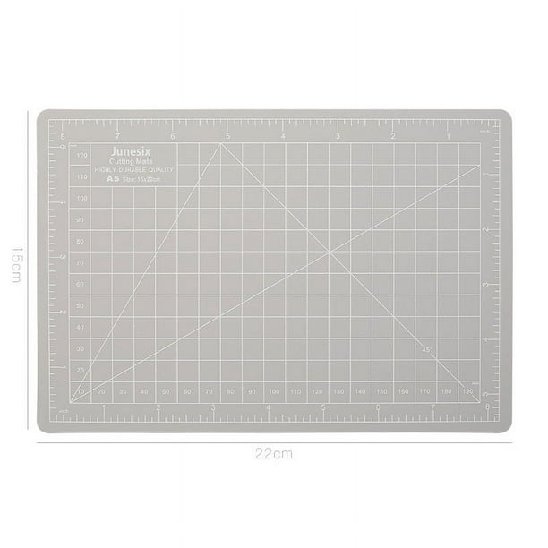 Craft with Precision: 1pc A5 Self-Healing Cutting Mat with Rotary Cutter for Sewing, Quilting, and Scrapbooking Projects - Handy, Colorful, and Big with Inside Support Layer
