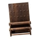 thumbnail image 1 of Soporte para presentación de joyería, almacenamiento de exhibición de collares, soporte de reloj duradero marrón oscuro para organización del hogar,, 1 of 5