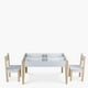 thumbnail image 4 of Pack Infantil 1 Mesa 2 sillas Santino Natura/Blanco, 4 of 8