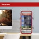 thumbnail image 5 of Torre de Discos de Juego con 18 Compartimentos, Soporte para Almacenamiento de Juegos, Discos de Juego con Gran Capacidad, 4 Ganchos para Controladores de Juego para Xbox/PS4/PS5/Switch, 5 of 6
