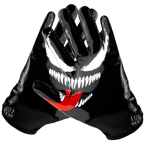 Guantes de fútbol americano TAQCHA Pro Elite con agarre adherente, juvenil M-L