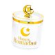 thumbnail image 5 of Decoración Del Jarra De Dulces De Ramadán Organizador De Encimera Resuable Candy Serving Jar Moon Star Clear, 5 of 5