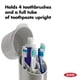 thumbnail image 2 of Organizador de cepillos de dientes OXO Good Grips de acero inoxidable, 2 of 8