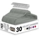 thumbnail image 1 of Velvet Hangers Utopia Home, 30 unidades, antideslizantes, color gris, 1 of 6