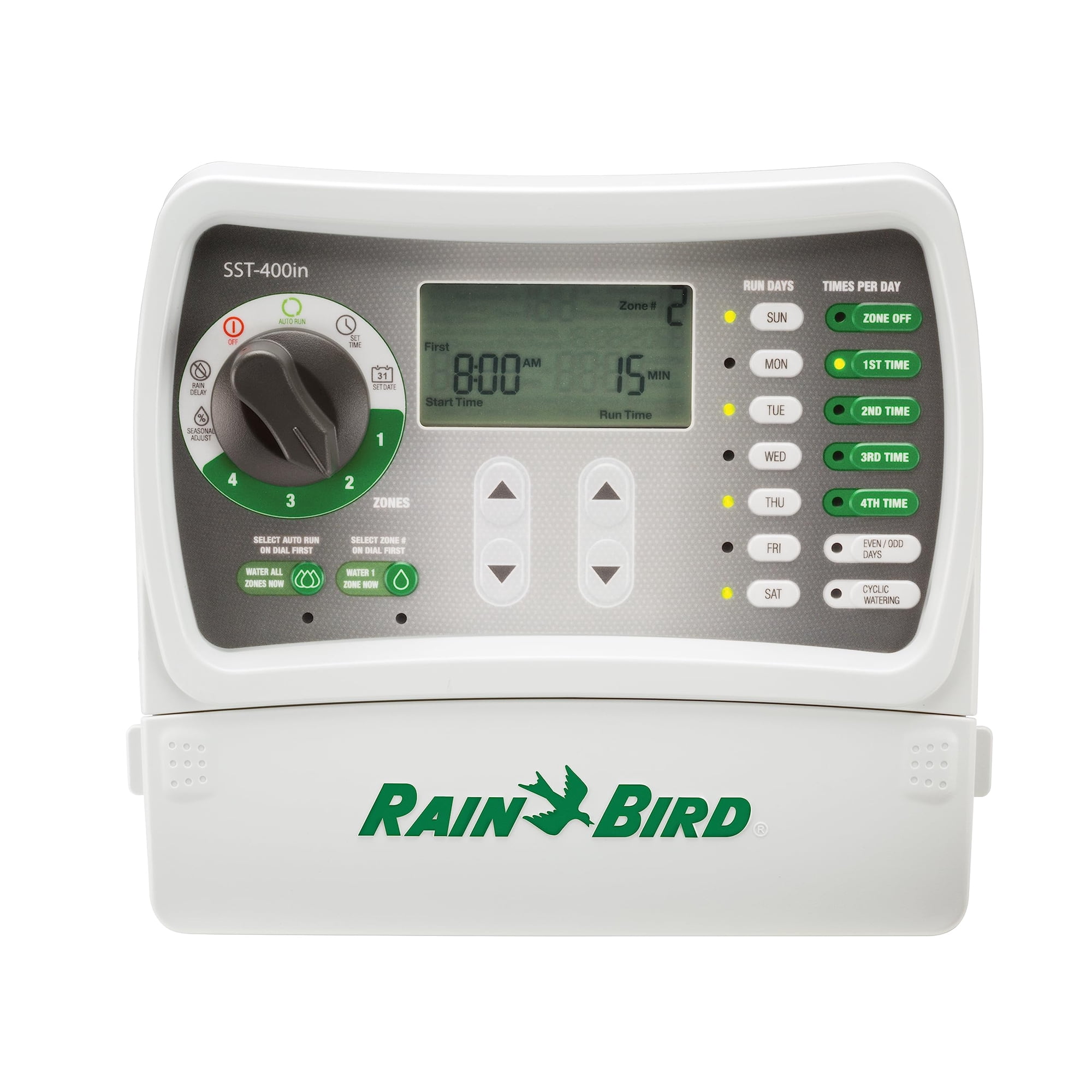 Temporizador Para Sistema De Riego/sprinkler Rain Bird Sst400in De 4 Zonas