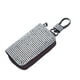 thumbnail image 4 of Car Key Fob Case PU Leather Universal Con Gancho De Metal Vehicle Key Fob Holder White, 4 of 5
