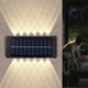 thumbnail image 2 of Pack X 2 Lampara Solar 12 Led Exterior Aplique De Muro, 2 of 3