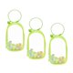 thumbnail image 3 of Vitrina Coleccionable Para Figuras Organizador Colgante Para Mini Figura Verde Cuadrado Redondo, 3 of 3