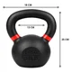 thumbnail image 2 of Pesa Rusa Kettlebell 14 Kg Fierro Fuerza Musculación Fitness, 2 of 3