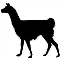 Rienda Libre Graphics - Decomural Llama Wild Animals Ws-32899