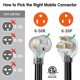 thumbnail image 2 of Cable de Alimentación Deeklify 15,2 m 8 AWG 40 A 6‑50P a 6‑50R con LED, 2 of 9