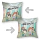 thumbnail image 2 of Big Mouth Fundas de almohada de terciopelo con tema, regalos de funda de almohada, decoración para el hogar, cojín de lanzar, regalo de cumpleaños para fans y parejas.30*30cm., 2 of 6