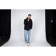 thumbnail image 4 of Polerón Half Zipper Nixon Men Tiny Logo Black, 4 of 4