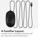 thumbnail image 5 of Ratón de ordenador Macally Silent USB con cable para Mac/Windows, 5 of 6