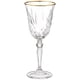 thumbnail image 1 of Juego de copas para vino Lorren Siena de cristal con banda dorada, 180 ml, 4 piezas, 1 of 3
