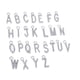thumbnail image 1 of 52pcs Letras De Aleación Accesorios De Encanto De Plata Para Pulseras De Bricolaje Pendiente, 1 of 3